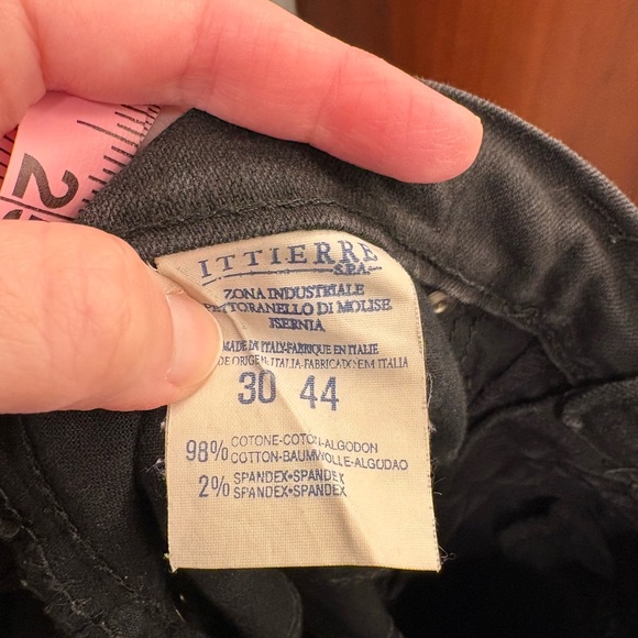 Vintage Versace Jeans Couture Black Mom Jeans Size 30 - Picture 5 of 11